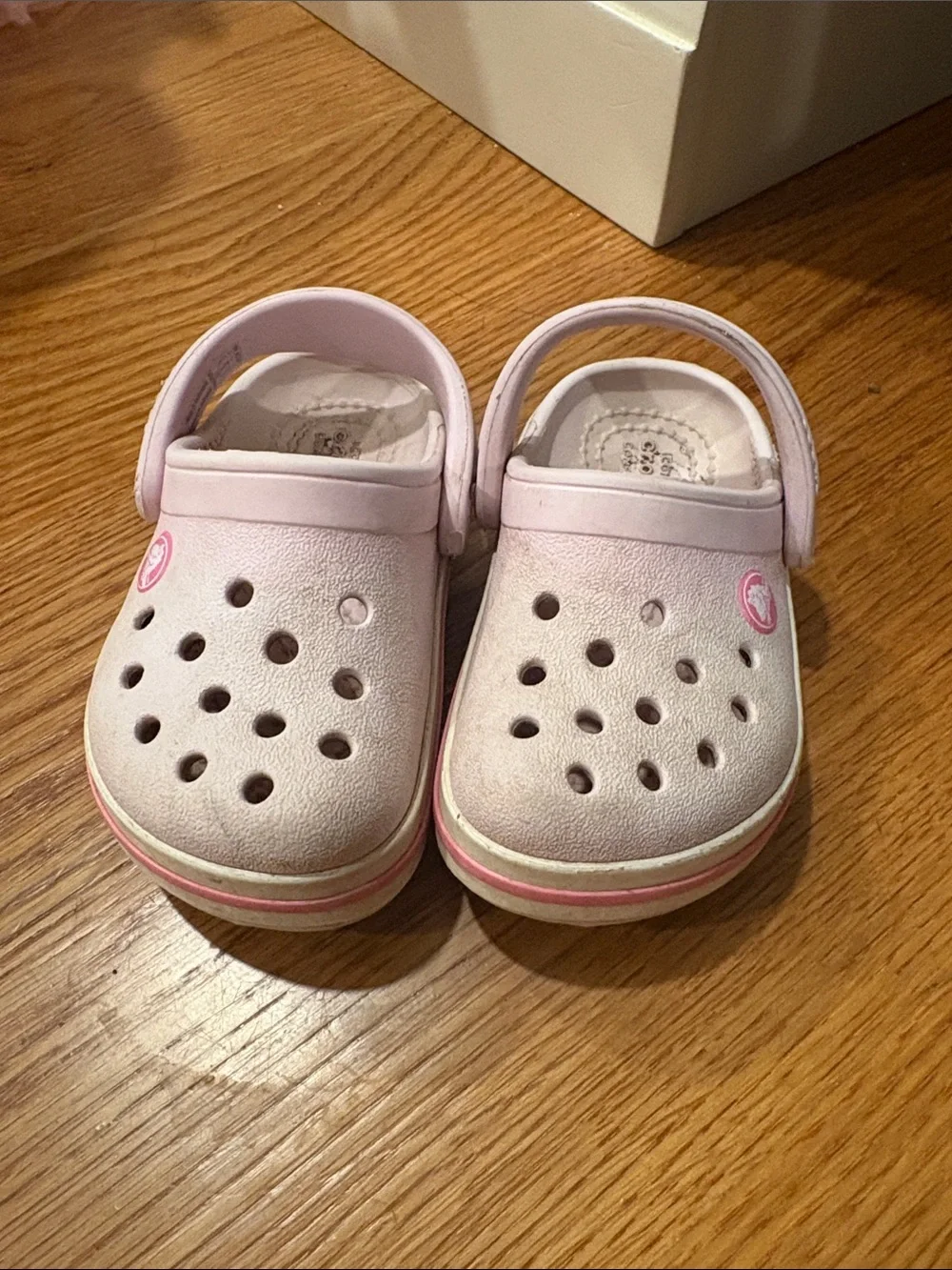 Kids Lightweight Pink Slip-On Clog Shoes